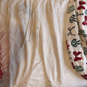 a new day Cream Ribbed Joggers